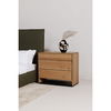 Quinton 3 Drawer Nightstand Natural Oak thumbnail 10