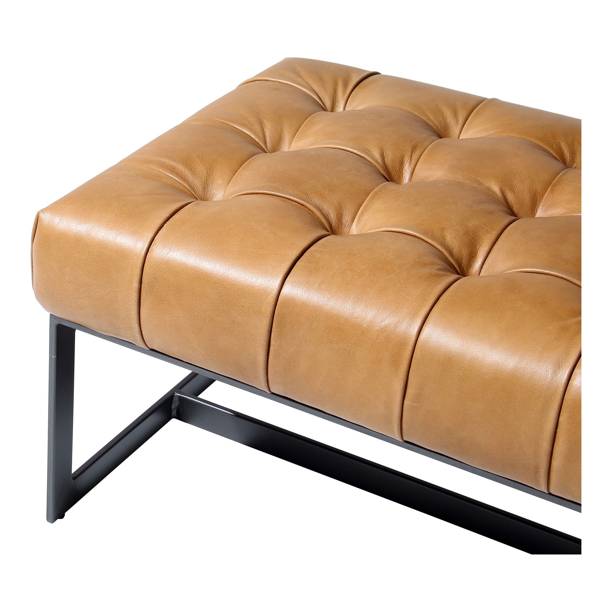 Wyatt Leather Bench large image 