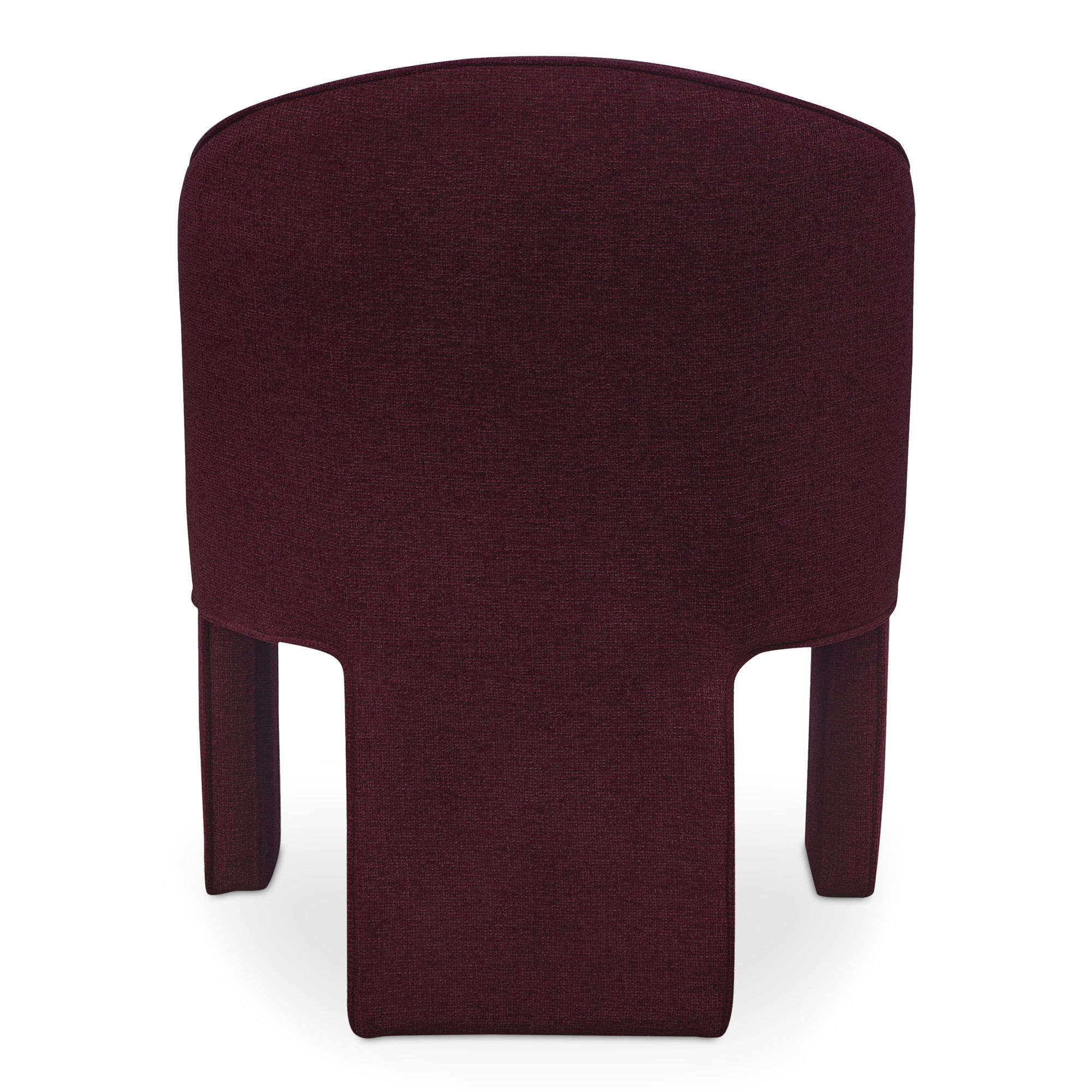 Clara Dining Chair Plum, by Moe's Home, 24.75" width x 32.25" height x 26" depth View 4