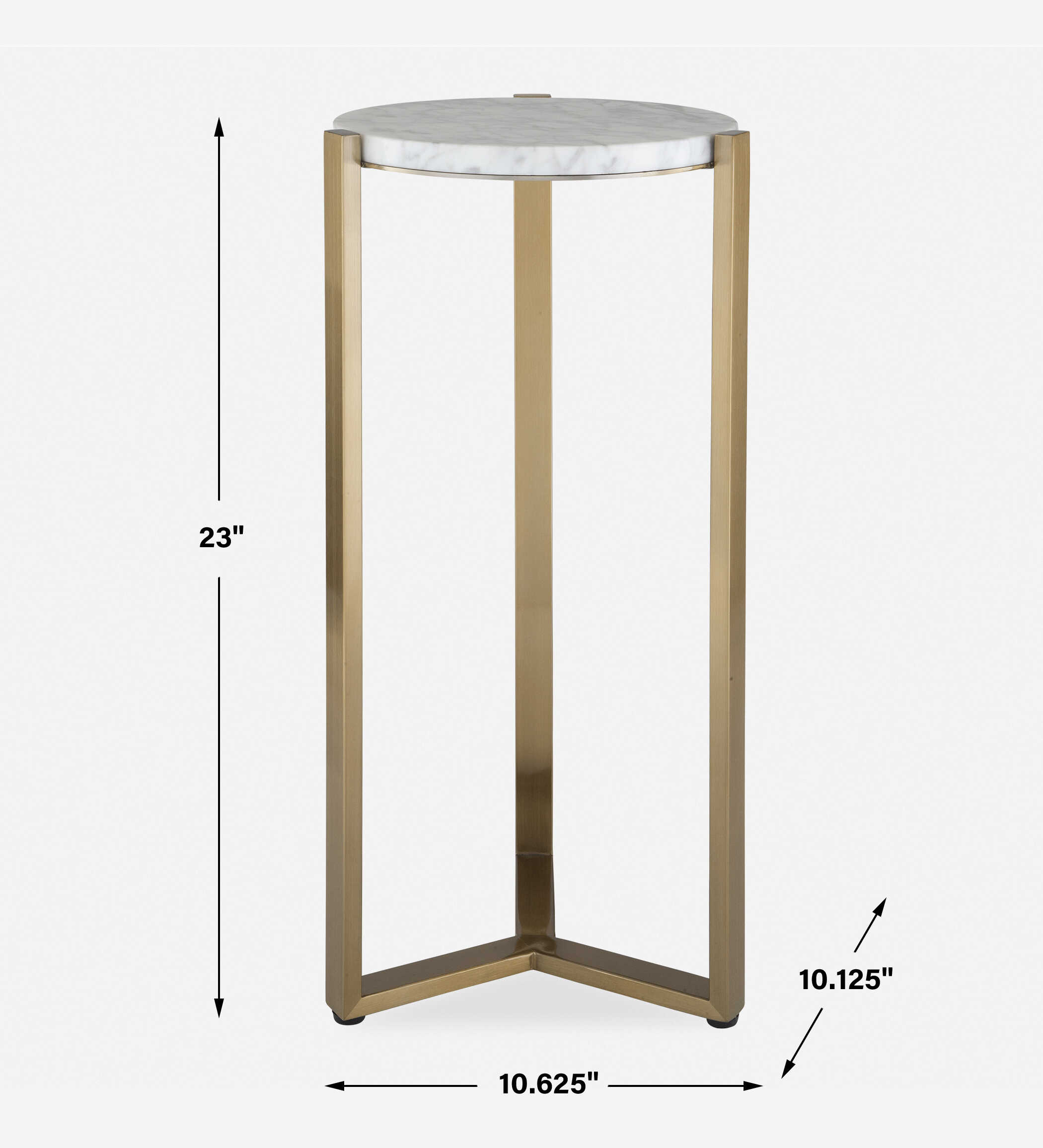 Pietra Carrara Marble Drink Table large image 