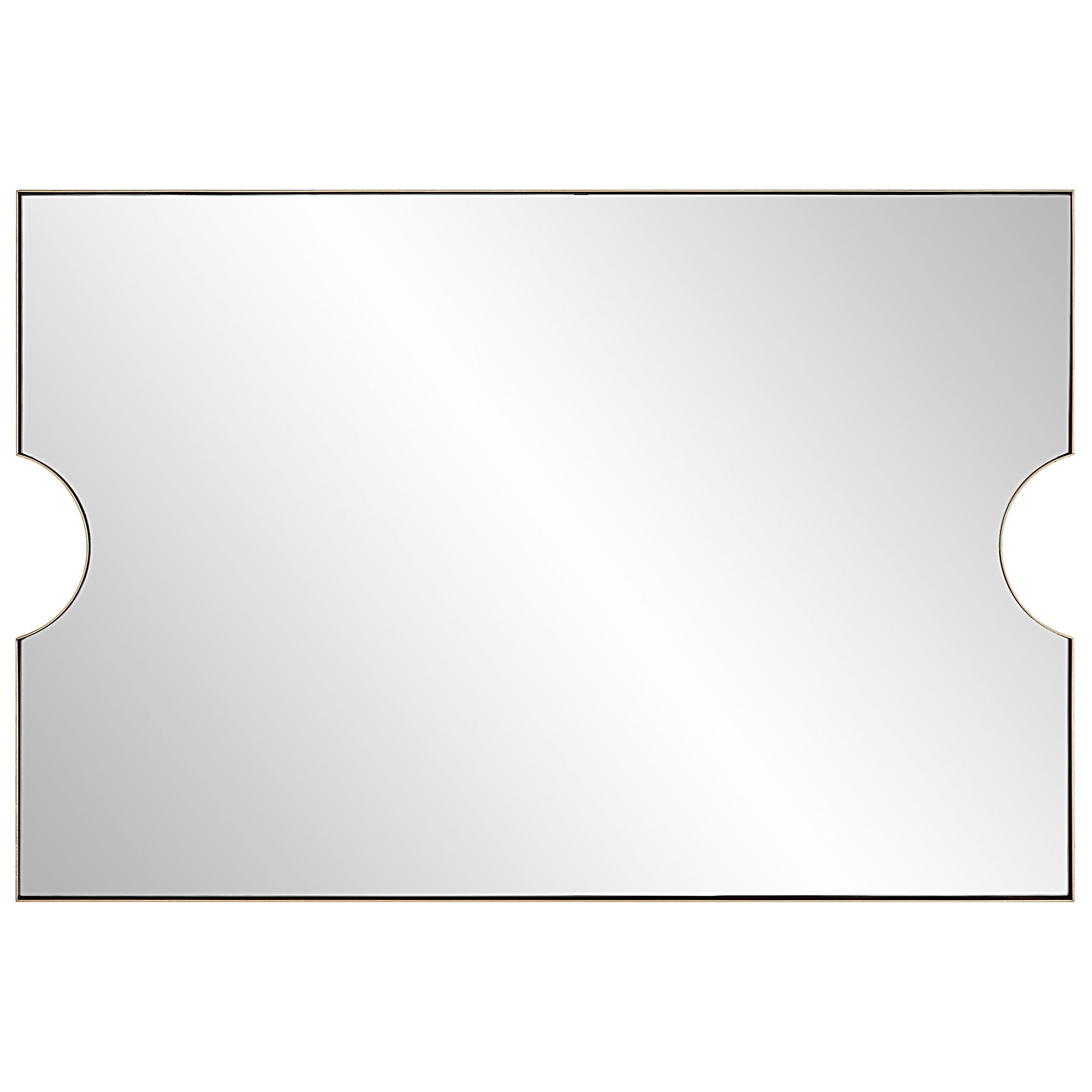 Ticket Gold Vanity Mirror large image 