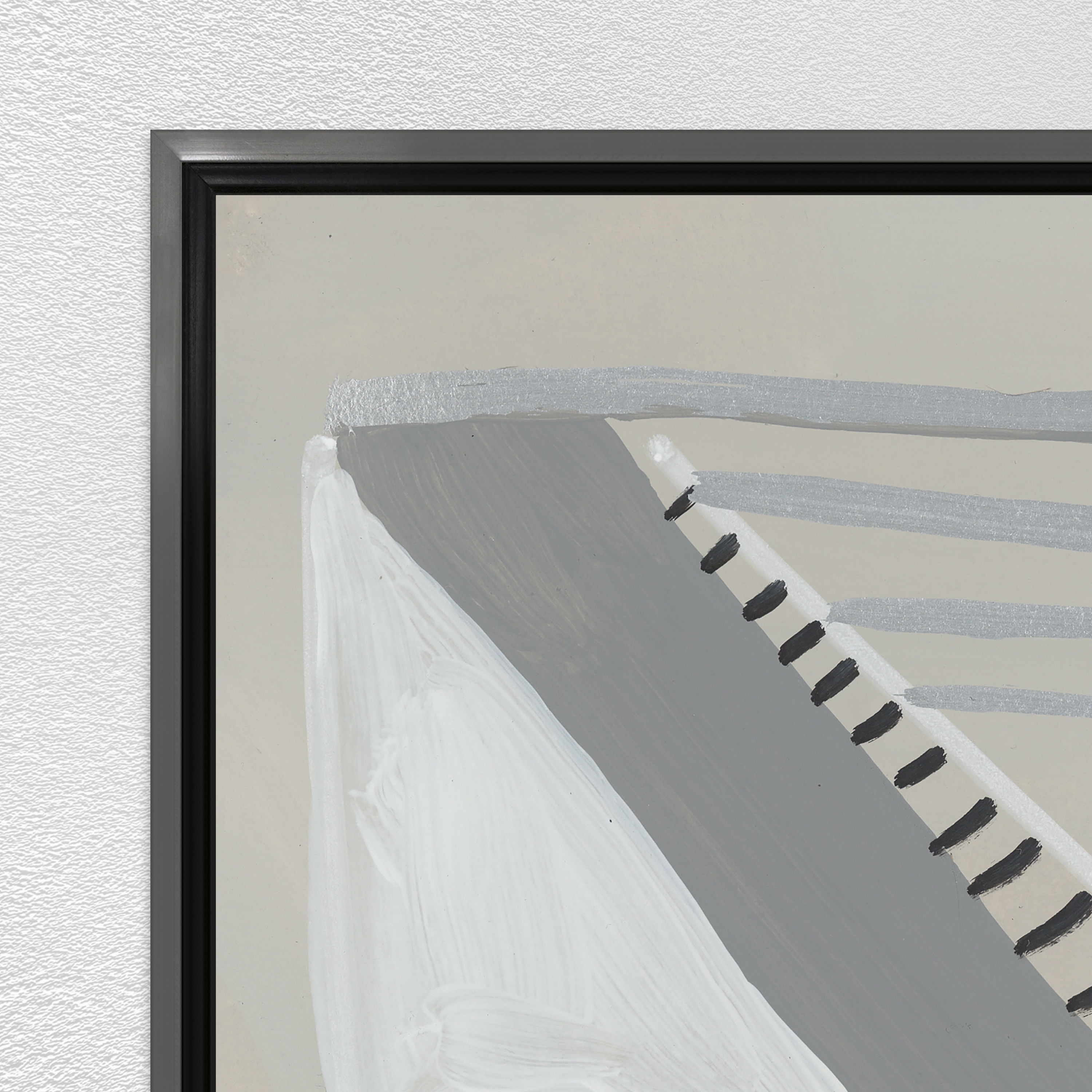 25.5 x 33.5 Grayish Shape IV, Art by Leftbank Art, 25.5" width x 33.5" height View 3