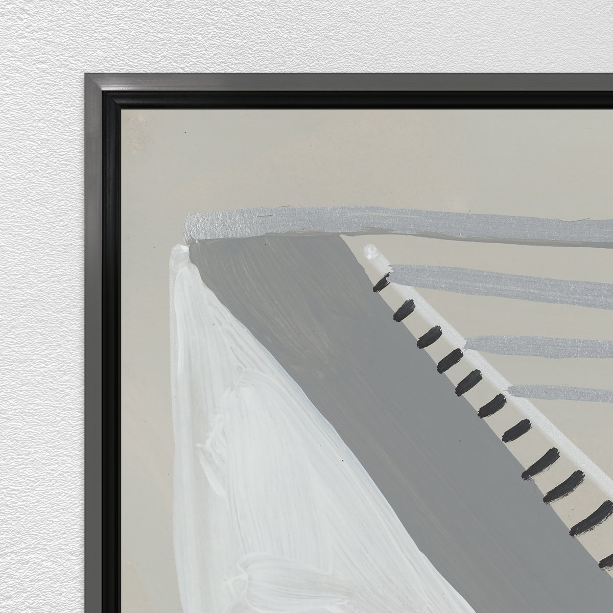 25.5 x 33.5 Grayish Shape IV, Art by Leftbank Art, 25.5" width x 33.5" height View 3