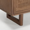 Grier Medium Brown Wood with Cane 2 Door Accent Cabinet thumbnail 10