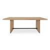 Madison Dining Table Natural, by Moe's Home, 82" width x 30" height x 42" depth thumbnail 4