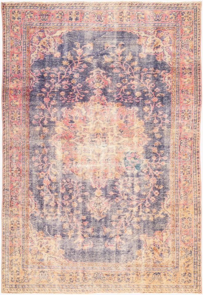 Antique One of a Kind Handmade Rug, by Surya, 7'5" length x 4'11" width