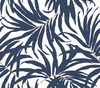 Bali Leaves Blue Peel & Stick Wallpaper thumbnail 0