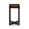 Lennie Cast Glass End Table, Side & End Table by Four Hands, 12.5" width x 22" height x 12.5" depth thumbnail 1