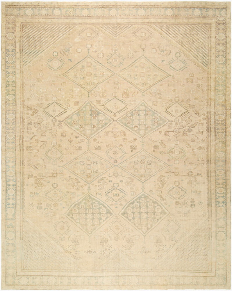 Antique One of a Kind Handmade Rug, by Surya, 14'4" length x 11'4" width