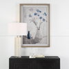 Blue Flowers In Vase Framed Print, Art by Uttermost, 28.75" width x 40.75" height x 3" depth thumbnail 2