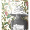 Fiji Garden White & Teal Wallpaper, by York Wall, 27' length x 2'3" width x 0.02" depth thumbnail 2