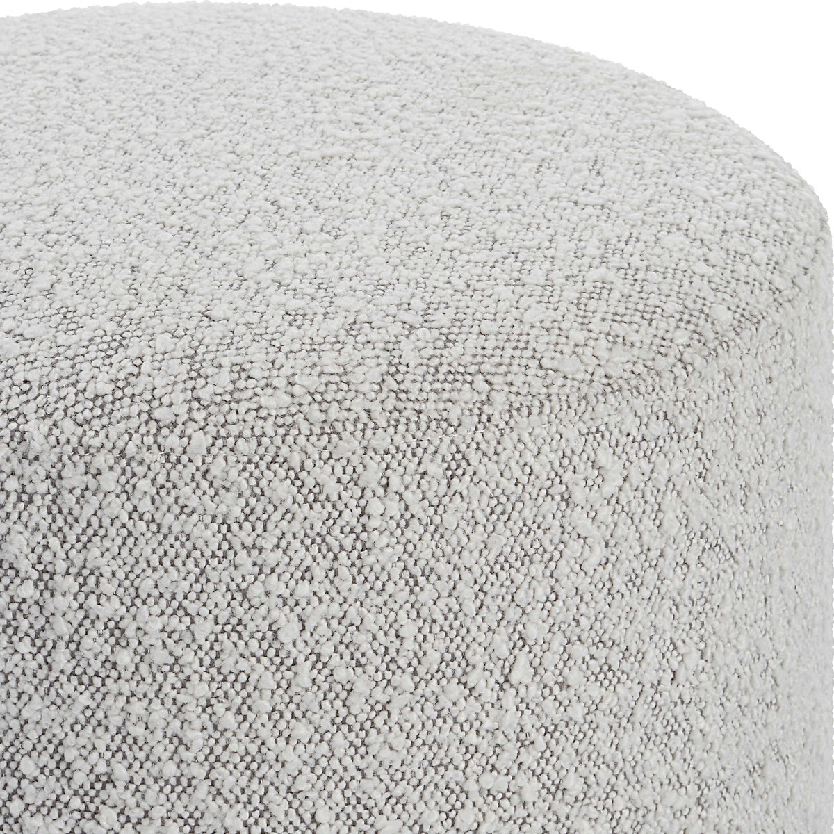 Avila Light Gray Ottoman, by Uttermost, 16" width x 18" height x 16" depth View 5