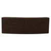Naomi Concave Sofa Dark Brown, Sectional Sofa by Moe's Home, 80.7" width x 28.3" height x 39" depth thumbnail 5