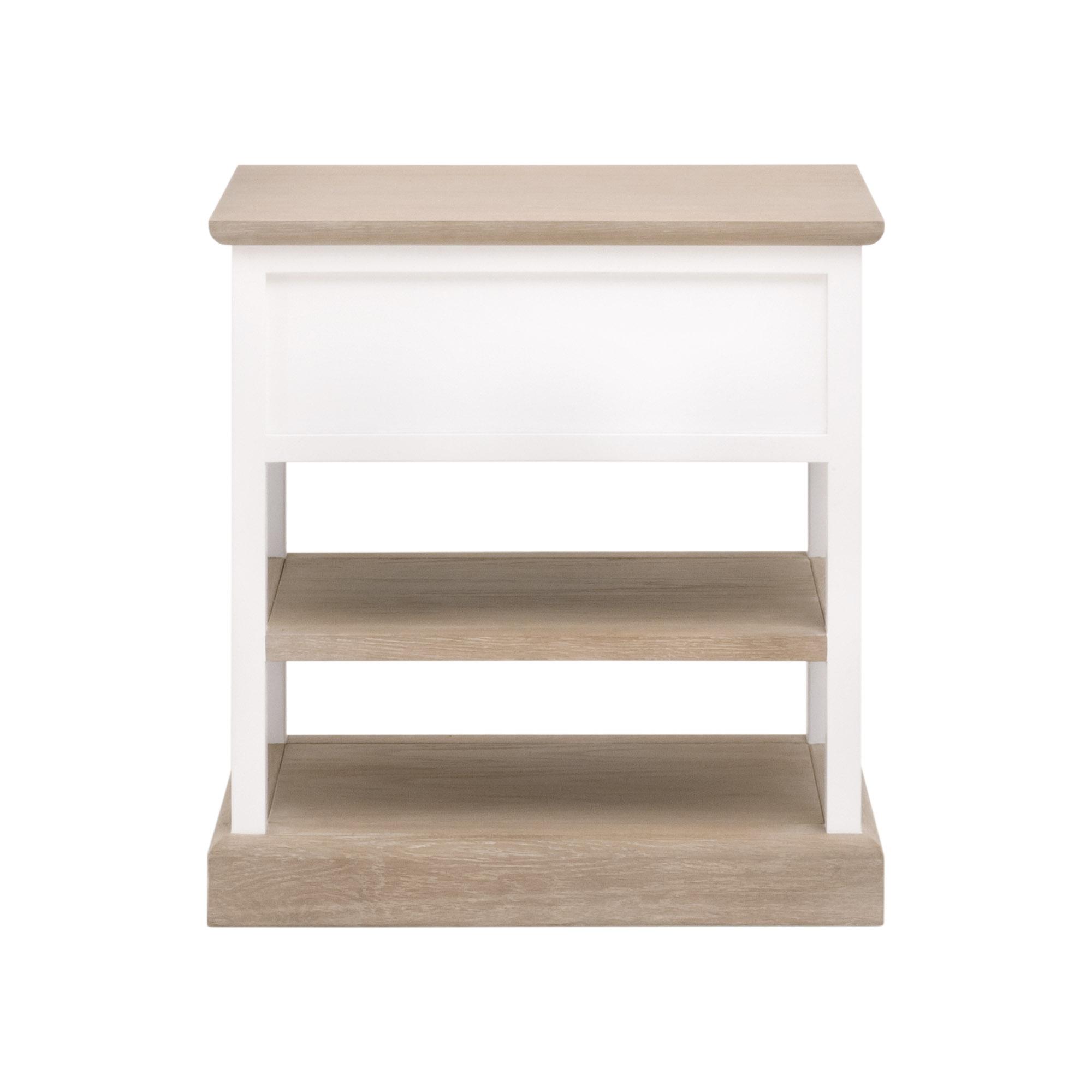 Weave 1-Drawer Side Table large image 