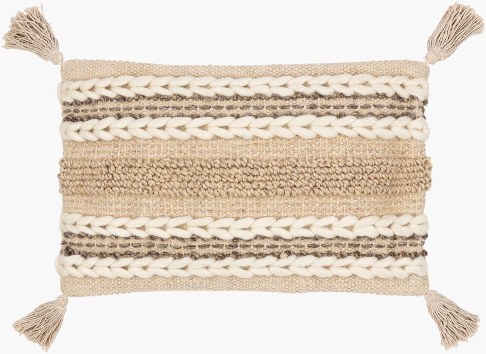 Tov Lumbar Pillow, Decorative Pillow by Surya, 14" length x 22" width