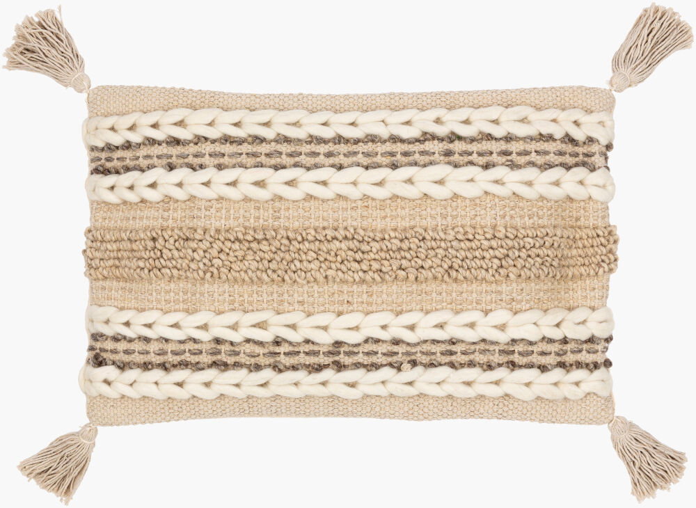 Tov Lumbar Pillow, Decorative Pillow by Surya, 14" length x 22" width