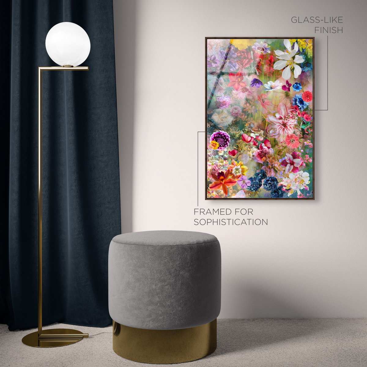 Azlan Bloom Floral (No Embellishment), Art by Oliver Gal,  20x30 View 4