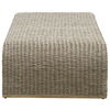 Calabria Woven Seagrass Coffee Table, Furniture by Uttermost, 45.5" width x 16.5" height x 29" depth thumbnail 5