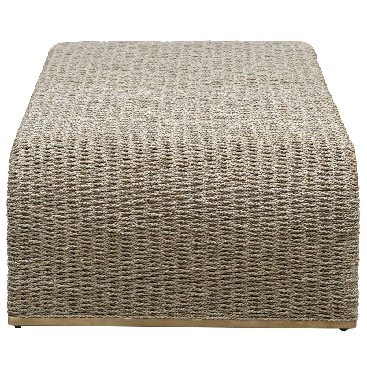 Calabria Woven Seagrass Coffee Table, by Uttermost, 45.5" width x 16.5" height x 29" depth View 5