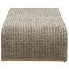 Calabria Woven Seagrass Coffee Table, by Uttermost, 45.5" width x 16.5" height x 29" depth thumbnail 5