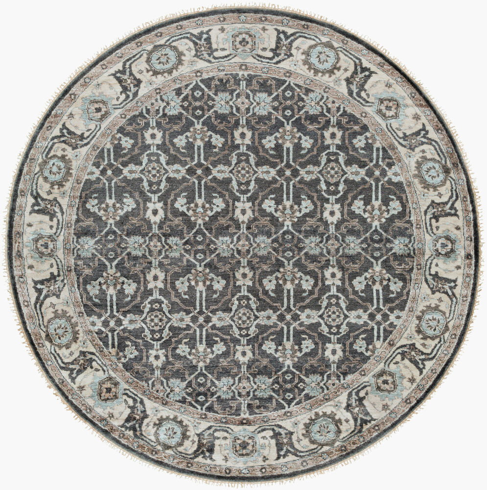 Theodora Handmade Rug, by Surya, 8' length x 8' width