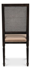 Cane Back Side Chair, Nero, Toffee, Dining Chair by Sarreid, 20" length x 20" width x 40" height thumbnail 10
