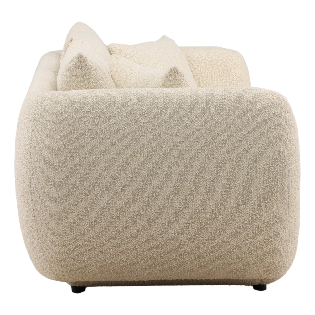 Briceida Sofa Cream, Sofas & Sectional by Dovetail, 84.12" width x 29.5" height x 40" depth View 3