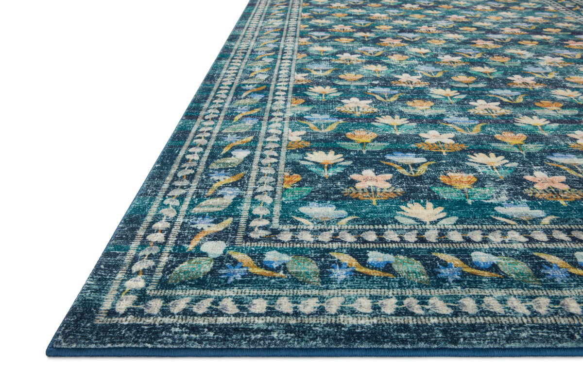 Rifle Paper Co. x Loloi Courtyard Rug, 2'6" length x 7'6" width View 3