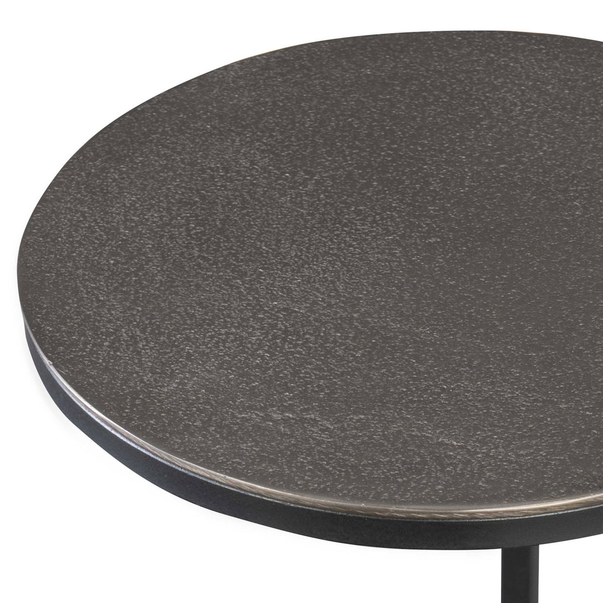 Brunei Nickel Accent/Drink Table, Side & End Table by Uttermost, 12.5" width x 24" height x 12.5" depth View 6