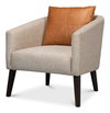 Bronson Tub Chair, by Sarreid, 2'7" length x 2'6" width x 2'8" height thumbnail 1