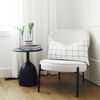 Talulla  Matte Black Metal Accent Table thumbnail 1