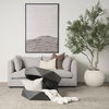 Arreto Hexagonal Hinged Solid Wood Top and Base Coffee Table thumbnail 1