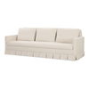 Pellicano Sofa Cream, Sofas & Sectional by Moe's Home, 98" width x 34.35" height x 36.5" depth thumbnail 3