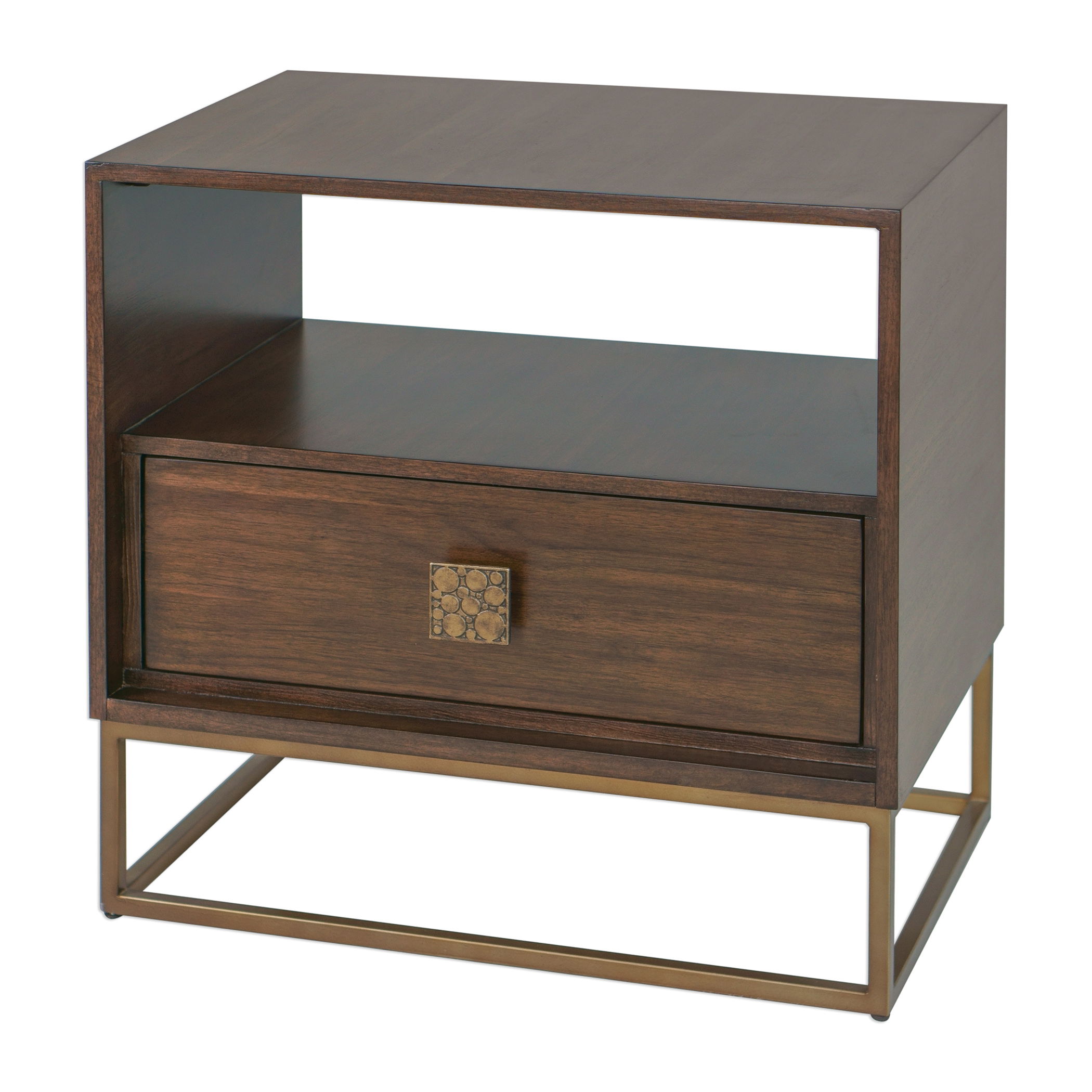 Bexley Walnut Side Table large image 