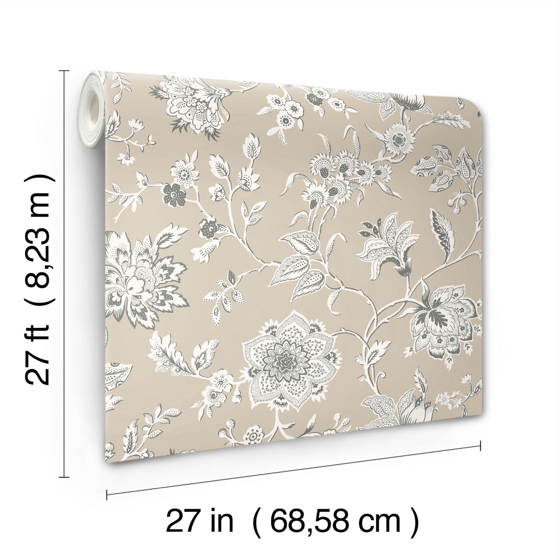 Sutton Taupe Wallpaper Sutton Taupe Wallpaper large image