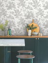 Campagne Toile Grey Wallpaper, by York Wall, 33' length x 1'8.5" width x 0.02" depth thumbnail 3