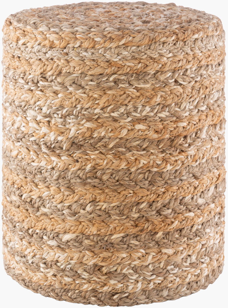Durban Pouf, Ottoman by Surya, 16" width x 18" height