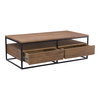 Vancouver Coffee Table Light Brown, by Moe's Home, 52" width x 17" height x 26" depth thumbnail 2