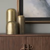 Quonset Short Brass Finished Aluminum Metal Ornament, Decorative Object by Mercana, 6.5" length x 6.5" width x 7" height thumbnail 2