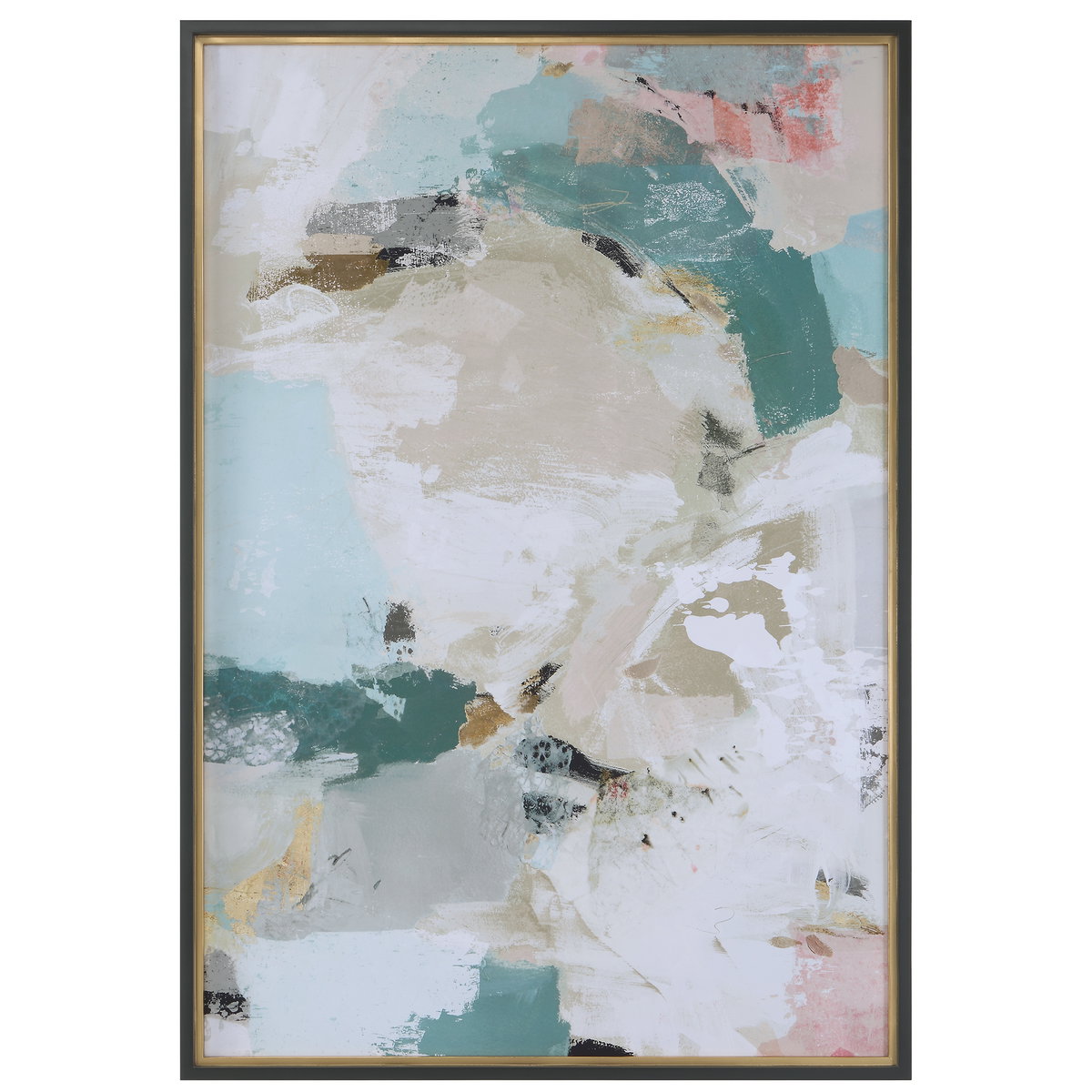 Perfect Storm Framed Print, Art by Uttermost, 60.75" width x 41.25" height x 1.5" depth View 1