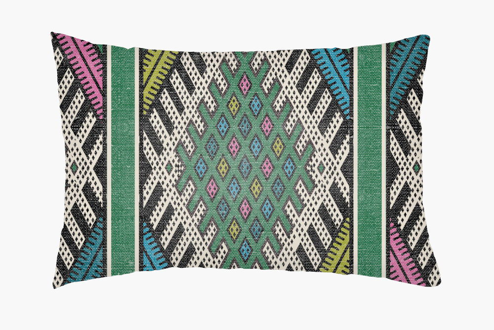 Lolita Lumbar Pillow, Decorative Pillow by Surya, 14" length x 24" width