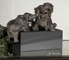 Playful Pachyderms Bronze Figurines, Decorative by Uttermost, 16" width x 12.25" height x 7.75" depth thumbnail 3