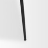 Casey Curved Back Dining Side Chair | Gray Fabric with Black Metal, Dining Chair by Mercana, 21.26" length x 20.08" width x 31.25" height thumbnail 15