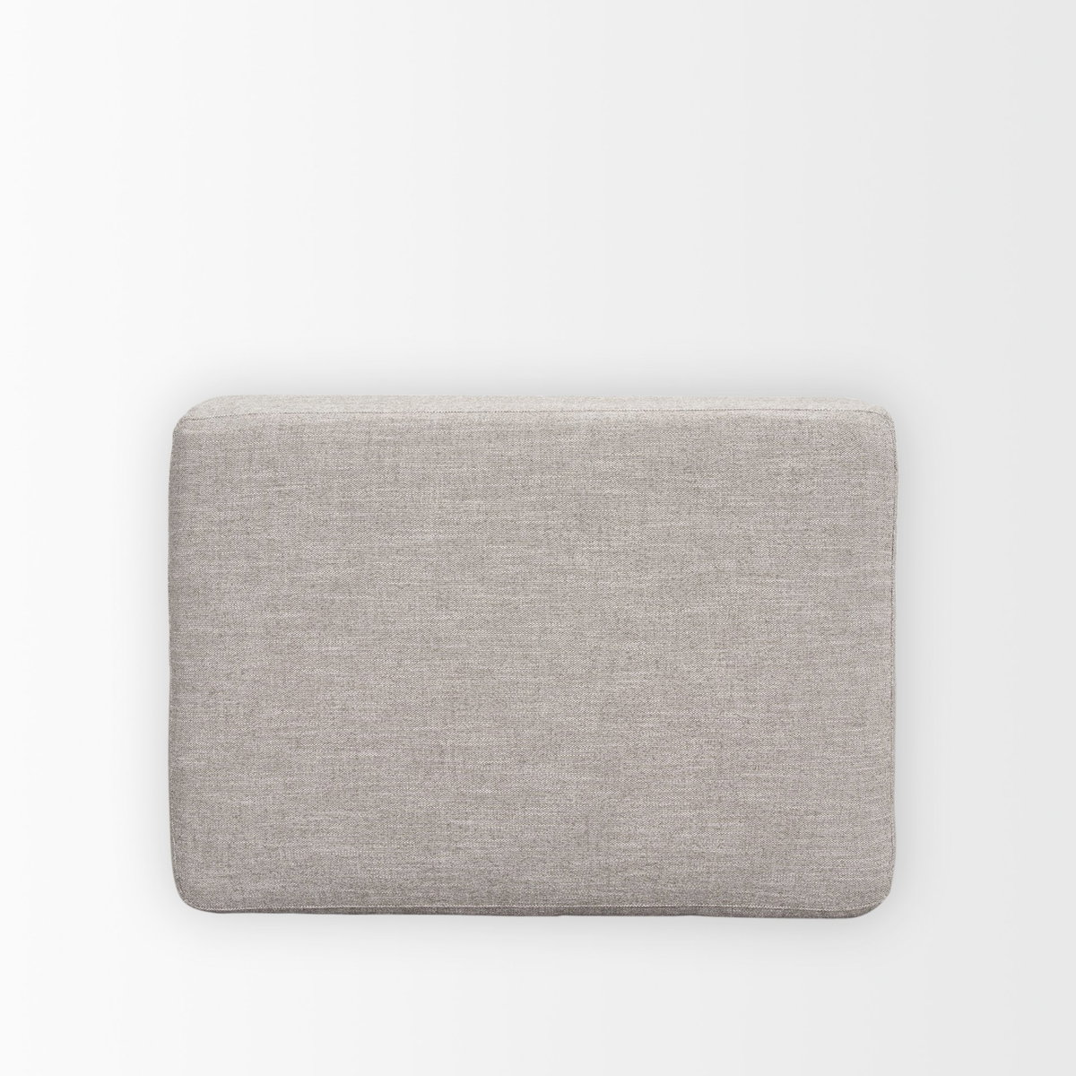 Halston Small Ottoman Light Gray Performance Fabric, Sectional Sofa by Mercana, 38.5" length x 26.5" width x 19" height View 6