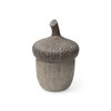 Mandor I (Small) 6L x 6W Brown Resin Acorn Box, Boxe by Mercana, 5.51" length x 5.51" width x 8.66" height thumbnail 1