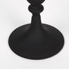 Haute Small Matte Black Blown Glass Candlestick, Candles & Candle Holder by Mercana, 4.02" length x 4.02" width x 7.95" height thumbnail 6