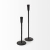 Levit (Small) Black Table Candle Holder, Candles & Candle Holder by Mercana, 5" length x 5" width x 14" height thumbnail 6