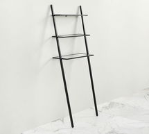 Online Designer Bathroom Matte Black Clarence Ladder Floor Storage