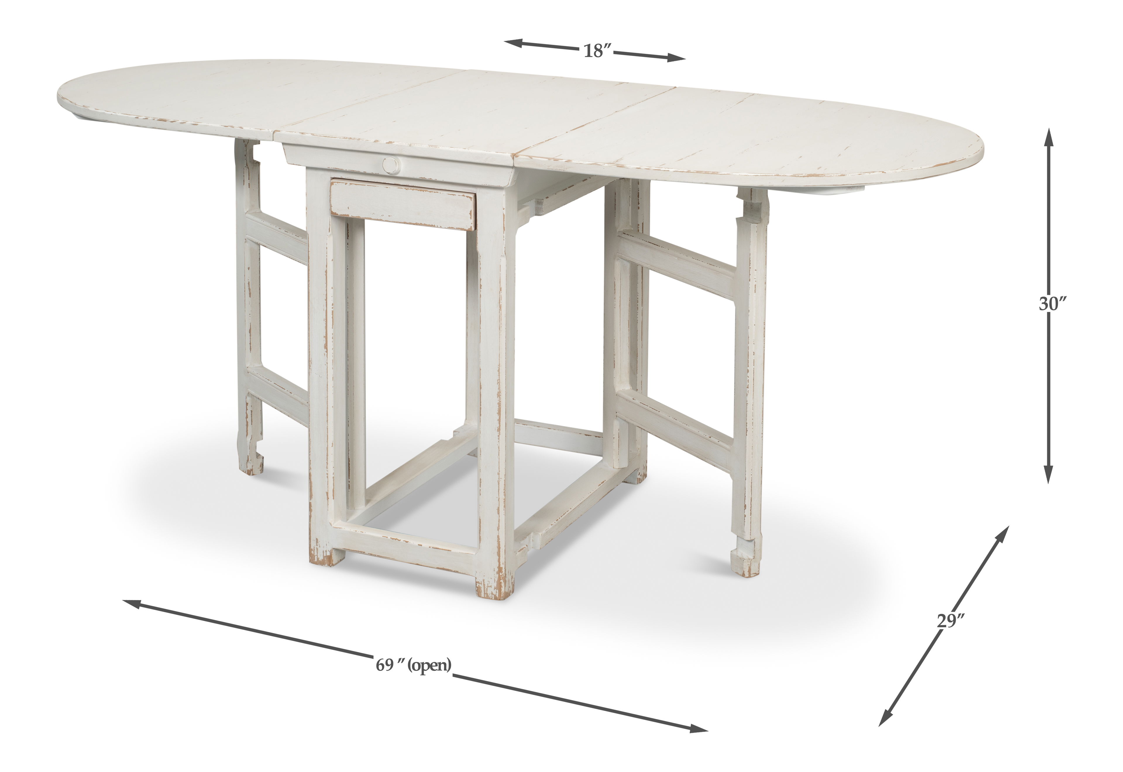 Charlie's Woodenhinge Dropleaf Table large image 