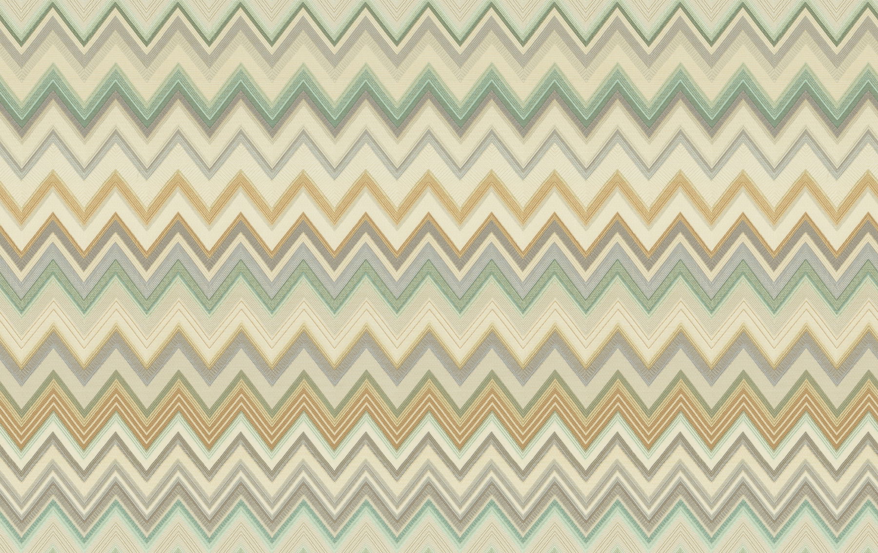 Happy Zigzag Green Wallpaper large image 